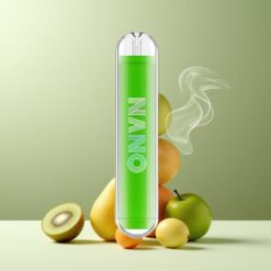 LIO NANO X2 800 Puffs Engangs Vape Grønt Eple Kiwi Norge grossist – 500mAh, 2ml, 0mg/16mg/19mg