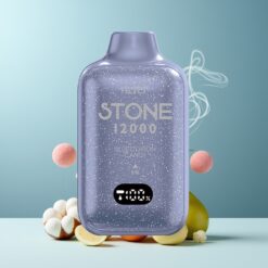 LIO Stone 12000 Puffs Engangs Vape Blå Bomullsgodt Norge Grossist – 18ML, 550mAh, Type-C