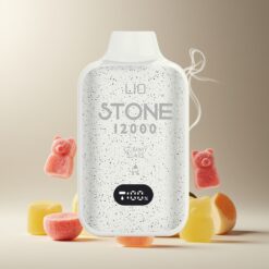 LIO Stone 12000 Puffs Engangs Vape Gummibjørner Norge Grossist - 18ML, Type-C Lading, 550mAh