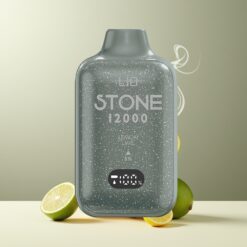 LIO Stone 12000 Puffs Engangs Vape Sitron Lime Norge Grossist – 18ML, 550mAh, Type-C
