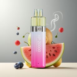 LIO XP 20000 Puffs Engangs Vape Blåbær Vannmelon Norge Grossist – 12ML, 50mg, 900 mAh, TYPE-C