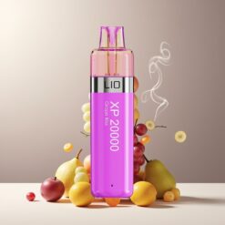LIO XP 20000 Puffs Engangsvape Druesmak Norge Grossist – 12ML, 50mg, 900 mAh, TYPE-C, Justerbar Luftstrøm