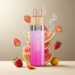LIO XP 20000 Puffs Engangsvaper Jordbær/Vannmelon Norge Grossist – 12ML, 50mg, 900 mAh, TYPE-C, Justerbar Luftstrøm