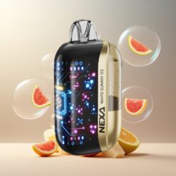 NEXA Ultra 50K Disposable Vape Norge grossist – Hvit Gummy Is – 20ml/5%/800mAh/Type-C