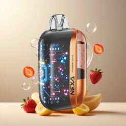 NEXA Ultra 50K Norge grossist Disposable Vape Jordbær Banan 20ml/5%/800mAh/Type-C