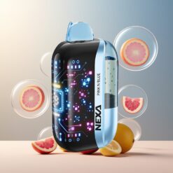 NEXA Ultra 50K Norge grossist Disposable Vape Rosa & Blå – 20ml, 800mAh, 5% Nikotin, 0.9ohm Dual Mesh, 3D-skjerm, Type-C