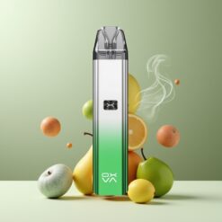 Oxva Xlim C Pod Vape Kit Norge grossist – Glinsende Grønn Sølv med 900mAh, 25W, Type-C Lading, 2ml Kapasitet