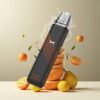 Oxva Xlim Go Norge Grossist – Stripet Oransje – 30W, 1000mAh, USB-C-lading