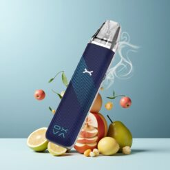 Oxva Xlim Go Norge Grossist Vape Kit Stripet Blå – 1000mAh, 30W, USB-C