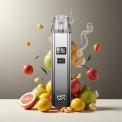 Oxva Xlim Pod Shiny Sølv Svart Norge grossist - 25W, 900mAh, Type-C, 2ML, 0.6-1.2ohm