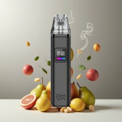 Oxva Xlim Pro Pod Vape Kit Grå Lær Norge Grossist – RGB Lys, 1000mAh Batteri, 30W