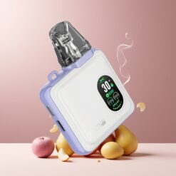 Oxva Xlim SQ Pro Norge Grossist Vape Kit Mauve Hvit – 30W, 1200 mAh, USB-C, TFT-skjerm