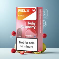 RELX Pod Pro 2 Norge grossist Blå bringebær (1.9ml, 600 puffs, 3%/5% nikotin, 3 spenningsmoduser)