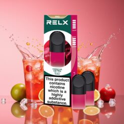 RELX Pod Pro Norge Grossist Vape Enhet Hibiscus IsTe med 1,8% Nikotin & 1,9 ml Smakrik Vape