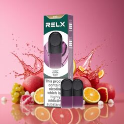 RELX Pod Pro Norge Grossist Vape-enhet Med Frisk Druesmak: 1,8% Nikotin, 1,9 ml, God Smak & Glatt Opplevelse