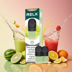 RELX Pod Pro Vape Device Grønn Melon Norge grossist: 1,8% Nikotin, 1,9 ml Pod, God Smak & Glatt Opplevelse