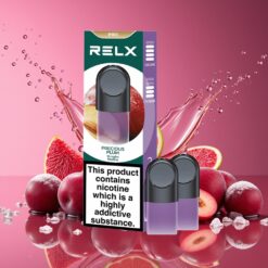 RELX Pod Pro Vape Device Norge grossist – Edelplomme: 1,8% nikotin, 1,9 ml, Utmerket smak & glatt opplevelse
