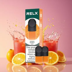RELX Pod Pro Vape Device Oransje Gnist Norge grossist: 1.8% Nikotin, 1.9 ml, God Smak & Glatt Opplevelse