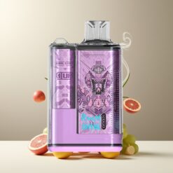 RandM Fumot Crystal 12000 Puffs Engangsdamp Aloe & Drue Norge Grossist – 20ml, 1.2ohm, Type-C, RGB-lyser, Nikotin 0-5%