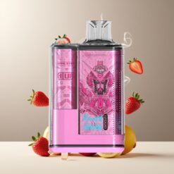 RandM Fumot Crystal 12000 Puffs Norge Grossist Disposable Vape Jordbæris med 20ml, 1.2ohm Mesh, Type-C