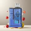 RandM Fumot Crystal 12000 Puffs Norge Grossist Triple Berry Ice Disposable Vape med 20ml e-Liquid, 1.2ohm Mesh Coil, RGB Lys