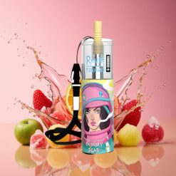 RandM Fumot Original Tornado 10000 Plus Norge Grossist Disposable Vape Gummy Bjørn – 10000 Puffs, 20 ml, 850 mAh, Mesh Coil, Type-C, RGB