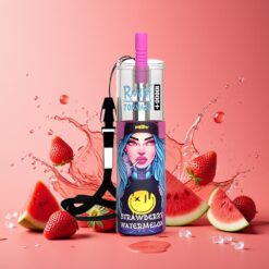RandM Fumot Original Tornado 10000 Plus Norge Grossist: Jordbær/Vannmelon (20 ml, 850 mAh, Type-C, RGB)