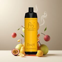 RandM Fumot Shisha 10000 Puffs Engangs Vape Søt Pasjonsfrukt Norge grossist 18ml 850mAh Type-C