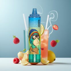 RandM Fumot Tornado 15000 Puffs Norge grossist Bluåker Lemonade 25ml 850mAh Type-C LCD