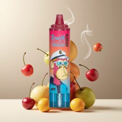RandM Fumot Tornado 15000 Puffs Norge grossist Disposable Vape Kirsebær – 25ml, 850mAh, Mesh Coil, Type-C, LCD