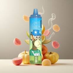 RandM Fumot Tornado 15000 Puffs Norge grossist Gummibjørn Disposable Vape med 25ml, 850mAh, Type-C, LCD