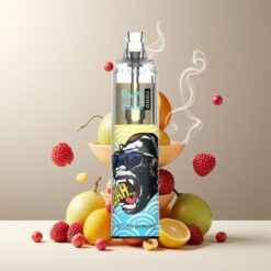 RandM Fumot Tornado 7000 Norge Grossist - 14 ML, 850 MAH, Mesh Coil, Type-C, RGB, Air-Adjustable, Blandede Bær