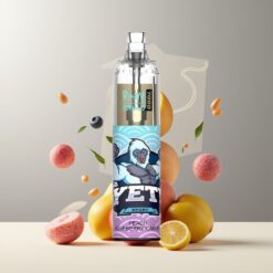 RandM Fumot Tornado 7000 Norge Grossist – 14 ML, 850 MAH, Type-C, Peach Blåbær Candy