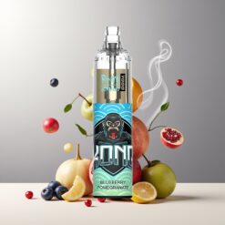 RandM Fumot Tornado 7000 Norge Grossist - 7000 Puffs, 14 ML E-liquid, Blåbær/Granate, Air-Adjustable