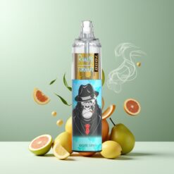 RandM Fumot Tornado 7000 Norge Grossist - 7000 Puffs, 14 ML E-liquid, Kjølig Mynte, Air-Adjustable