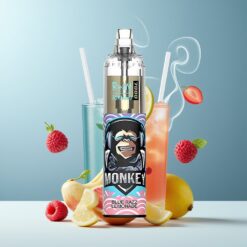 RandM Fumot Tornado 7000 Norge grossist – 14 ML, 850 MAH, Type-C, RGB, Justerbar luft – Blå Bringebær Lemonade