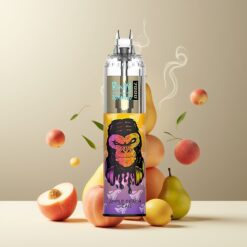 RandM Fumot Tornado 7000 Norge grossist Eple Fersken Pære 14ML 850MAH Mesh Coil Type-C RGB Luftjustering