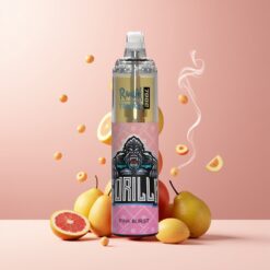 RandM Fumot Tornado 7000 Puffs Norge Grossist - 14ML, 850MAH, Mesh Coil, Type-C, RGB, 0-5% Nikotin, Justerbar Luft, Rosa Eksplosjon