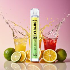 SKE Crystal BAR 600 Norge grossist Engangs Vape Sitron og Lime 0% Nikotin 600 Puffs 2.0ml