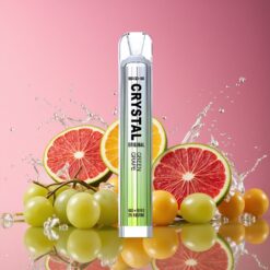 SKE Crystal BAR 600 Norge grossist – Grønndrue – 0%/2% nikotin, 500mAh, 600 puffs
