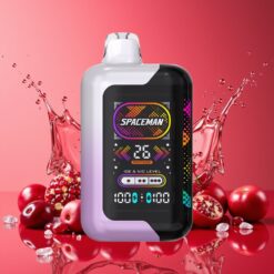 SPACEMAN SP40000 Engangs Vape Kirsebær/Granate 20ml 1000mAh Norge grossist