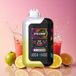 SPACEMAN SP40000 Engangsvape Lemon Pop Norge Grossist – 1000mAh, 20ml, 50mg/ml