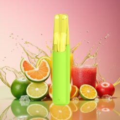 Snowplus Dash 4000 Puffs Engangsdevice Crisp Grønn (7,5 ml, 530 mAh, Norge grossist)
