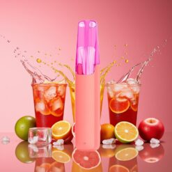 Snowplus Dash 4000 Puffs Engangsdevice Hibiscus IsTe Norge grossist – 7,5 ml, 530 mAh, 3%/5% nikotin