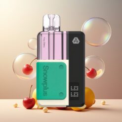 Snowplus Swift 15000 Puffs Pod Kit Fizzy Cherry (Dual Mesh, 1000 mAh, 2+10 ml) Norge grossist