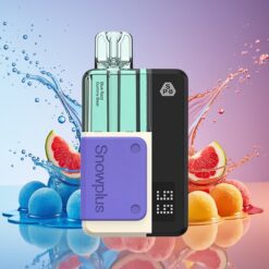 Snowplus Swift 5000 Puffs Prefilled Pod Kit Blå Bringebærgummi, 1000 mAh, Norge grossist
