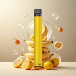 Solo 1000 Puffs Engangs Vape Banan Norge Grossist – Mesh Coil, 3.5ml, 550mAh