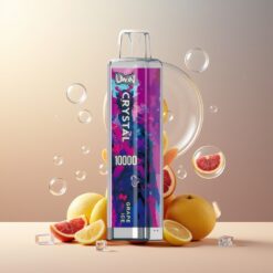 UWIN Crystal 10000 Puffs Engangs Vape Drupeis & Norge Grossist – 18ml, 650mAh, Type-C, 0,8 Ohm Mesh, RGB-lys