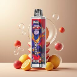 UWIN Crystal 10.000 Puffs Engangs Vape Red Bull Norge Grossist – Nikotin 0%/2%/3%/5%, 18ml, 650mAh, Type-C, RGB-lyser