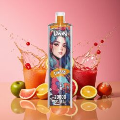 Uwin Shisha Hookah Crystal 20000 Puffs Norge grossist – 0-5% Nikotin, 22ml, 650 mAh, Type-C, Mesh Coil
